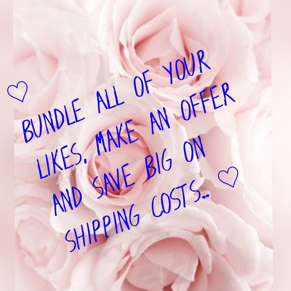 Like + Bundle + make offer = Save ♡
